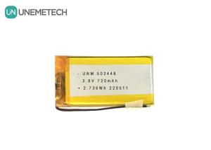 Quality 3.8V 720mAh LiPo High Voltage Battery LiHV 502448 for Bluetooth Headphone wholesale