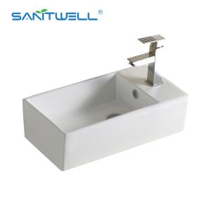 Quality Modern Simple Ceramic Basin Lavabo Above Counter Basin Bathroom Wash Hand Basin wholesale