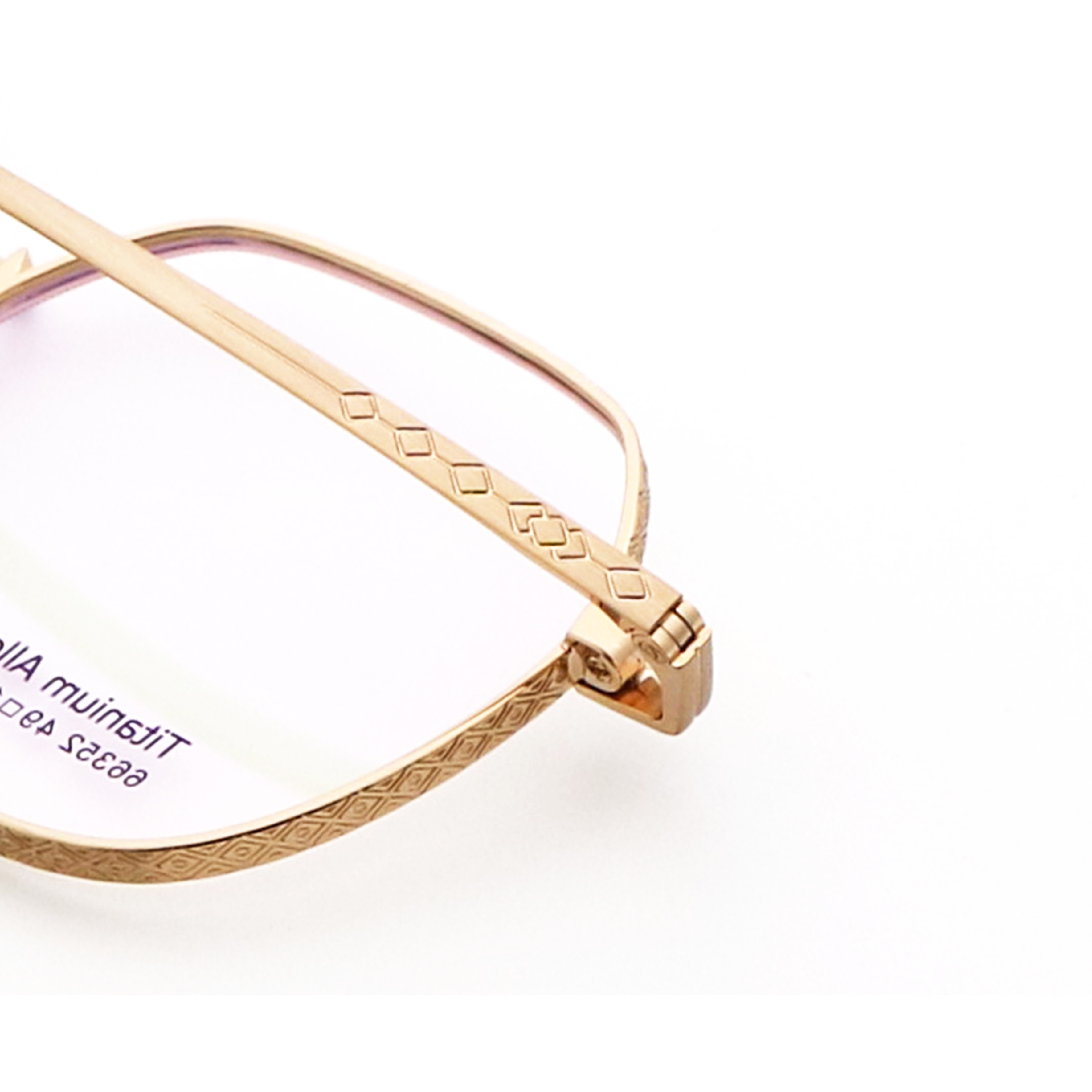 Good Quality Popular IP Plating Eyewear Optical Titanium Frame