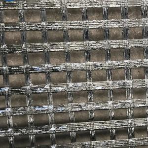 Quality 50kn/M-200kn/M Self Adhesive Fiberglass Geogrid With Asphalt Coating wholesale