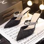 Women S Dress Shoes In Apricot Color With Chunky Heel And Strap Design For Job