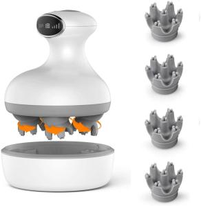 Quality Wireless Waterproof Head Scalp Massager Machine Silicon Low Noise 35db wholesale