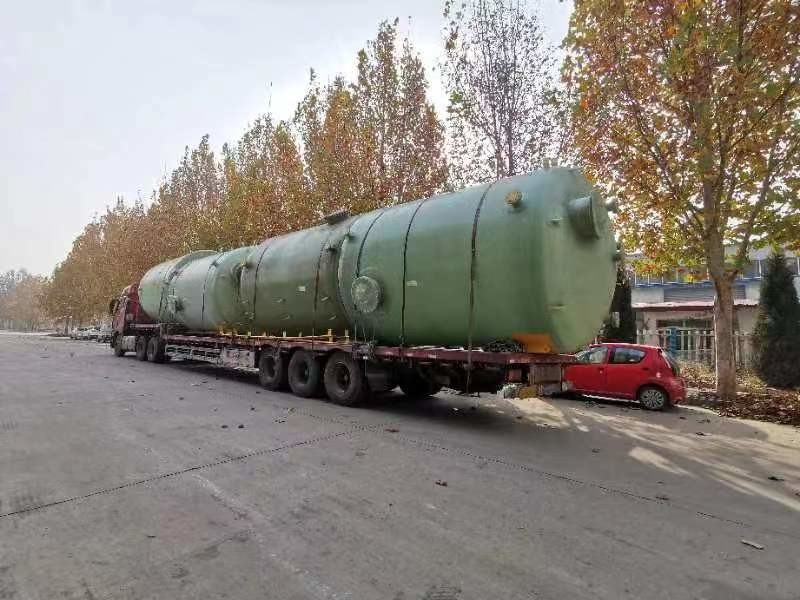 Cylindrical Chemical Resistance FRP Vertical Tank For Agriculture Usage