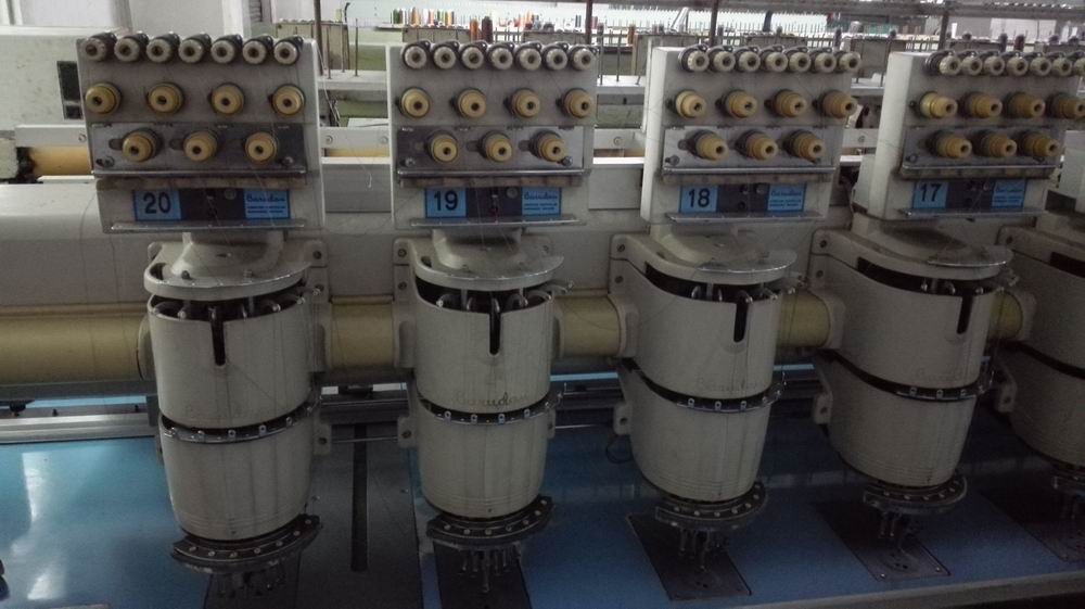 Japan Second Hand Embroidery Machine / Embroidery Printing Machine Low Noise