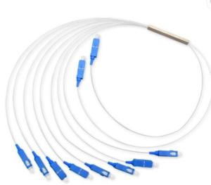 Quality Mini 2x8 Fiber Optic Splitter Stainless Steel Tube Type SC / PC UPC wholesale