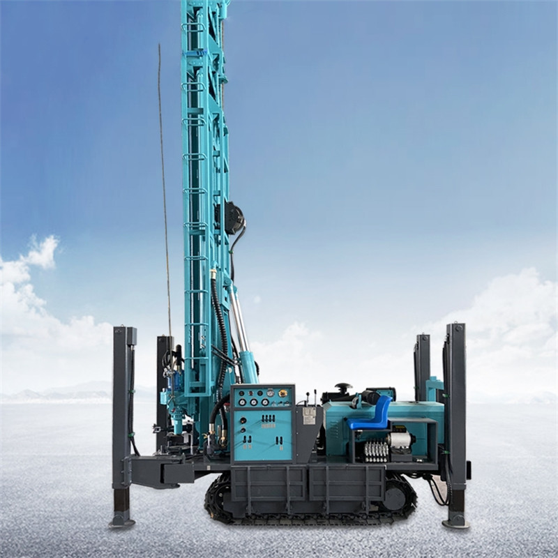280m Hydraulic Crawler Type Deep Water Well Drilling Rig Borehole Machine Mine Drilling Rig for Sale