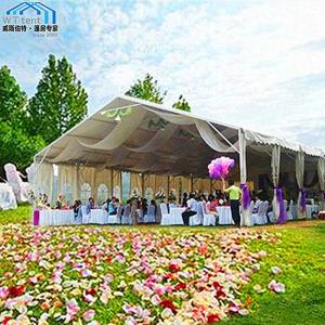 Quality Red Giant Outdoor Wedding Tent UV Resistant Holiday Parties Use wholesale