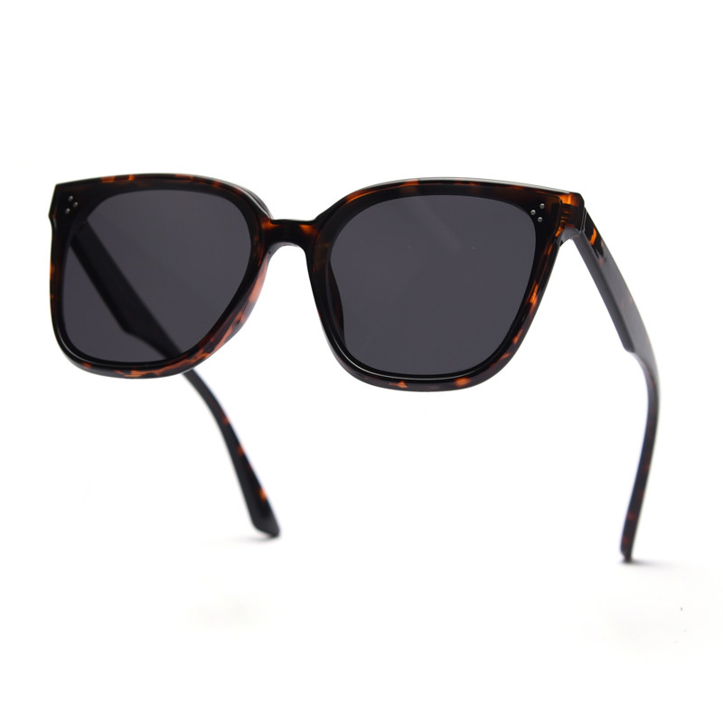 Women Retro Big Frame Square TR90 Sunglasses Trendy Polarized Men