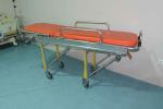 190 X 55 X 92CM Folding Ambulance Stretcher Trolley 40kg Height Adjustable