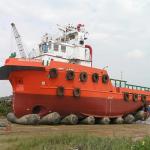 Rubber Boat Recovery Airbags / Marine Air Bags Wear Resistant