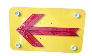 Quality Aluminum Red Strobe Indicator Lamp LED Arrow Board Anti Riot wholesale
