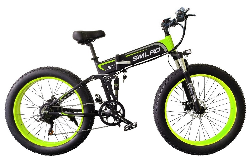 CE Certificate EU Quality 26x4.0 inch Fat Tire Folding E-Bike 1000W Motor 13AH Battery Electric Bike Drop Shipping Available