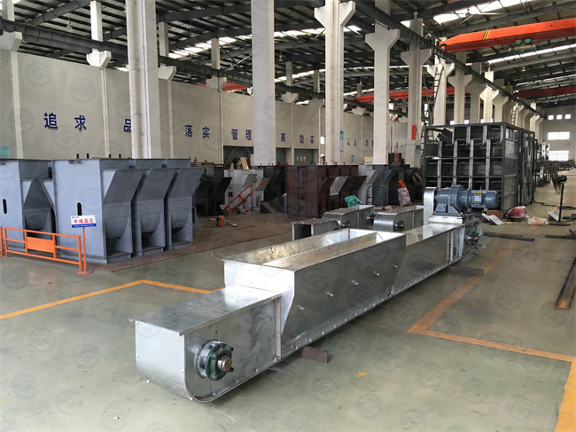 TGSU Single Layer Grain Chain Conveyor Galvanized Scraper Grain Elevator Belting