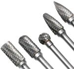 Brazed Double Cut Rotary Files Carbide Burrs Set 50000RPM