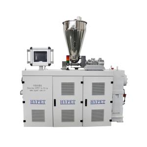 Quality 30KW Motor Power Twin Screw Extruder ZS55/120 for UPVC CPVC OPVC SOFT HARD PVC 4 Heating Zones Output 280kg/h wholesale