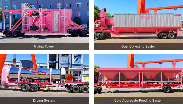 Coal Burner 120t/H Batch Type Hot Mix Plant