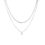 OEM Letter Pendant Necklace Sterling Silver Initial Charms Jewelry