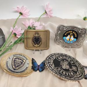 Quality Alloy Automatic Belt Buckle Zinc Alloy Copper Custom Logo Buckle For Ratchet wholesale