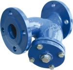 PN16 PN25 ductile cast iron Y type flanged strainers for pipelines