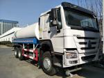 SINITRUK Water Tank Truck 6x4 LHD 371HP 18CBM White Large Capacity