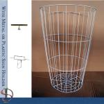 Metal H30" Round Wire Bin For Convenience Store