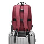 High quality wholesale custom logo men red school bagpack waterproof business