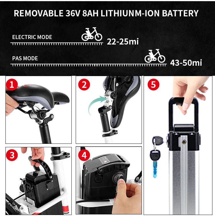 Deep Cycle 48V 17.5Ah Lithium Ion Battery Pack For Electric Bike