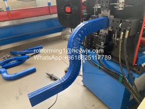 Quality Square Downspout Roll Forming Machine 0.45-0.6mm Material Thickness wholesale