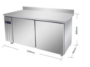 Quality Steel 1200mm Kitchen Commercial Restaurant Refrigerator Self Closing wholesale