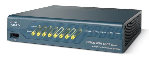 Cheap ASA5505-BUN-K9 Cisco ASA Firewall 5505 Bun K9 With SW 10 Users 8 Ports 3DES / AES for sale