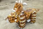 Animatonic Pachyrhinosaurus Dinosaur Battery Car Coin Operated For Shopping Mall