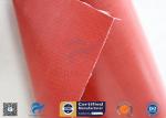 Removable Insulation Jacket 0.45mm Red Color 510g Silicone Coated Fiberglass