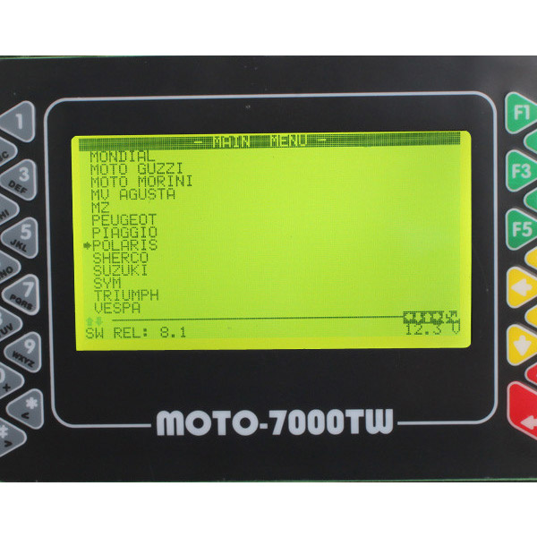 MOTO 7000TW Universal Motorcycle Scan Tool V8.1 Version Support Reset Key Systems