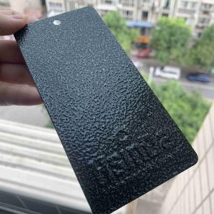 Quality Silver Black Powder Coating Electrostatic Spray Hammer Texture Powder Coating wholesale