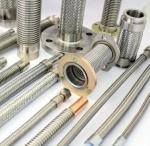 SS304 316L Braided Flexible Hose Pipe Corrugated Flexible Metal Hose Rustproof