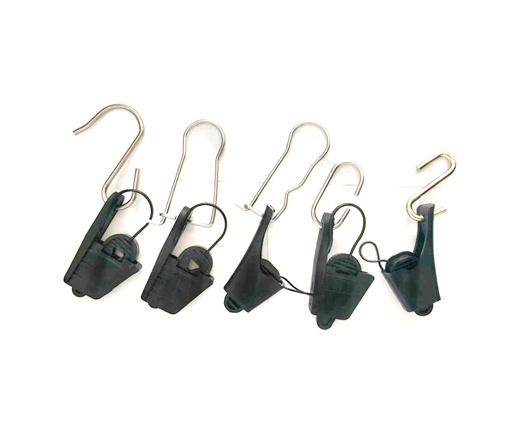 Black Fiber Optic Drop Wire Cable Retractor by Tensor Telmex for Telecom Construction