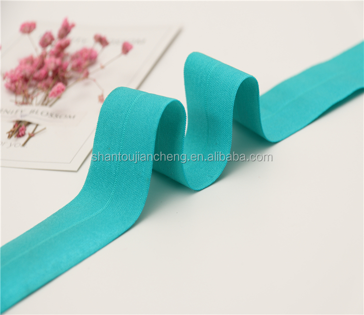 High quality 40mm Glossy foldover elastic band for underwear elastic band