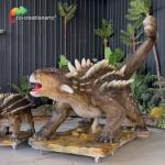 Life Size Animatronic Ankylosaurus Simulation Dinosaurs For Jurassic Attraction