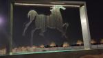 Stainless Digital Outdoor Water Curtain Musical Signal Control