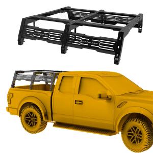 Quality Easy Installation High Steel Black Powder Coating Rust-Resistance Tonneau Compatible Bed Rack JEEP wholesale