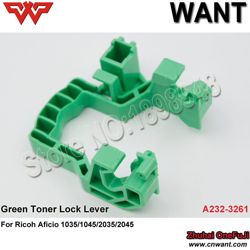 A2323261,A232-3261,Green Toner Lock Lever / Cam Handle For Ricoh Aficio AF1035,AF1045,AF2035,AF2045 Toner supply handle