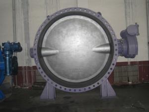 China DN2200 Double Offset Butterfly Valve / Threaded  Butterfly Valve on sale