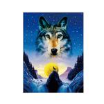 Animal 3D Lenticular Pictures For Office Decoration / 3D Wolf Picture