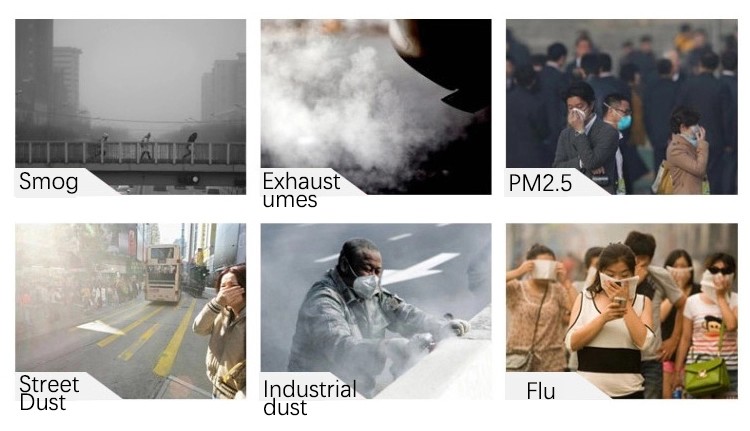 CE Niosh Approved N95 Disposable Non Woven Dust Mask Face Respirator