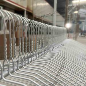 Quality 2.3mm Metal Laundry Wire Hanger For Cleaners-White wholesale