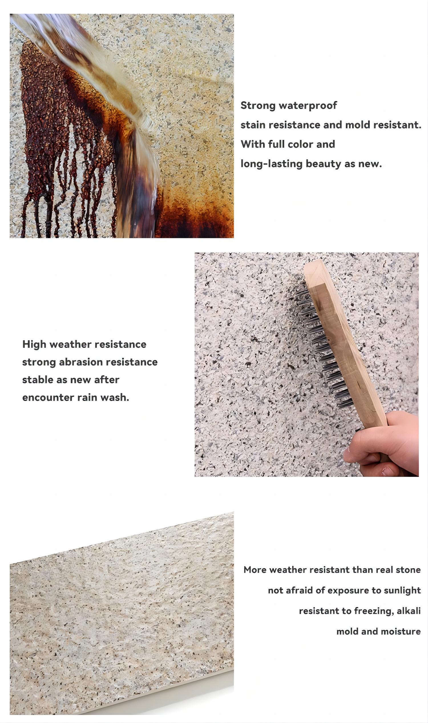 Exterior Wall Stone Texture Paint with Granite Spray Coatings and CAS No. 79-10-7