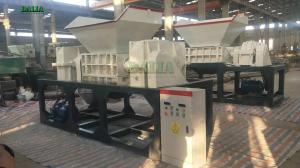 Quality High Output Double Shaft Shredder Machine Waste Plastic Automatic Crusher wholesale