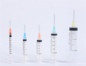Quality 30ml 1ml Vaccine Syringe Luer Lock Disposable Medical With Needle wholesale