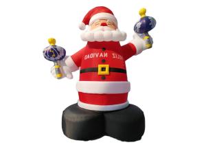 Quality Christmas decoration Inflatable Advertising Signs with gift bag for sale wholesale