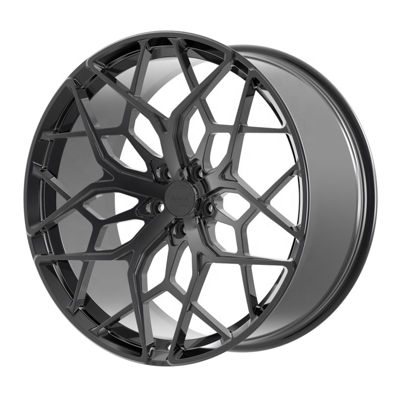 21 inch monoblock brushed black car wheels 5X115 aluminum alloy forged wheels